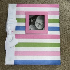 Girl Baby Book with Picture Window -First Year of Life